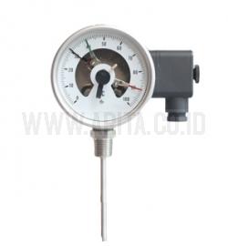 Electrical contact Bimetal Thermometer