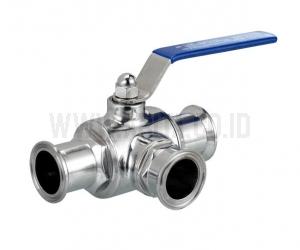 Sanitary 3 Way Ball Valve