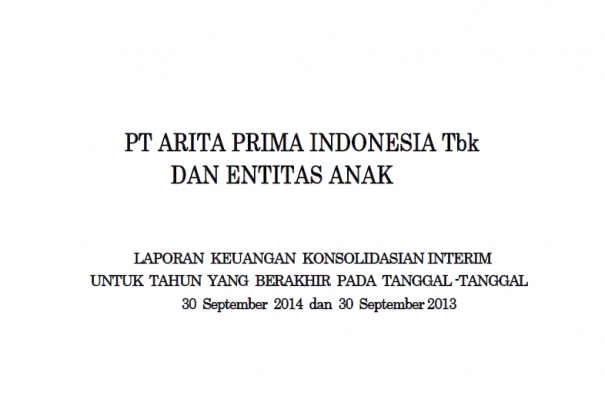 2014 - sept - Quartal Financial Report