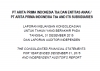 The Consolidated Financial Statements for year ended December 31, 2015 and Independent Auditor's Report