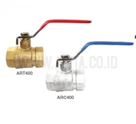 Ball Valve Brass 1 Pc body 400 WOG ART400