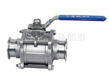 Sanitary 3 PC Ball Valve